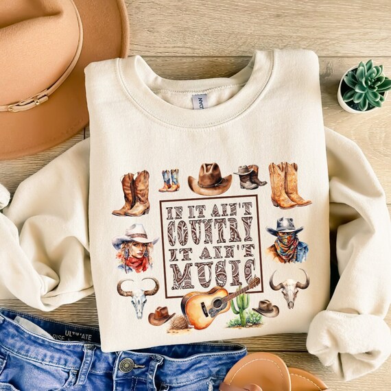 If It Ain't Country It Ain't Music - Country Music T Shirt If It Ain't Country It Ain't Music - Country Music T Shirt