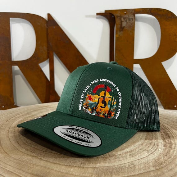 Listening to Country Music Trucker Cap, Trucker Caps, Country