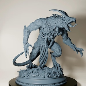 Absolver: Beast of the Depths - D&D-miniatyrer, Pathfinder 2:a upplagan, HeroQuest, minis - RPG-tillbehör - 3D-utskrivet