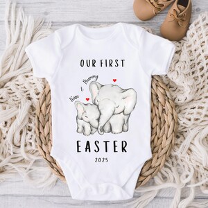 Babies First Easter Sleepsuit,Easter Baby Personalised Bib,First Easter Baby Vest,First Easter Bodysuit Vest,My 1st Easter New Baby Gift