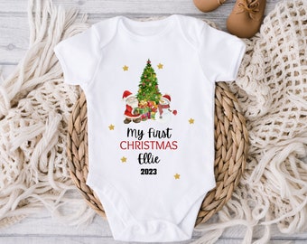 Personalized My First Christmas Nutcracker Babygrow, Baby Christmas Gift Idea, Christmas Outfit for Baby,  Xmas Romper Sleepsuit, Bib