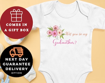 Godmother Proposal Gift, Baby Announcement Gift, Going to be an Aunty Baby Vest, Pregnancy Reveal Aunty, New Baby Gift Girl, New Baby Reveal