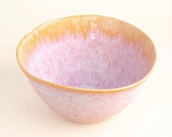 Évora keramik salladsskål Coral Pink från Portugal