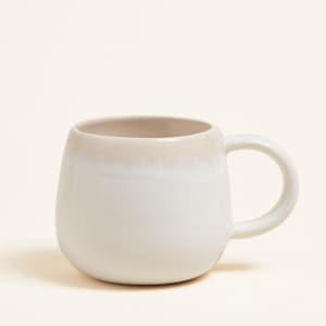 Aurora Keramik Tasse groß Apricot aus Portugal