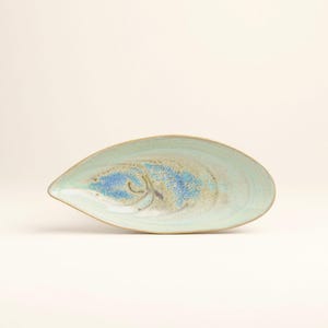 Maricor schelp serveerschaal klein turquoise