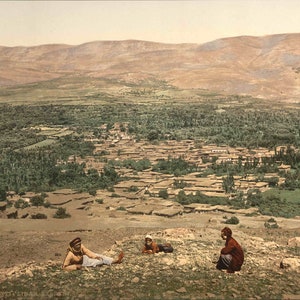 1890s Al-Zabadani, Syria General View Photo - Digital Download