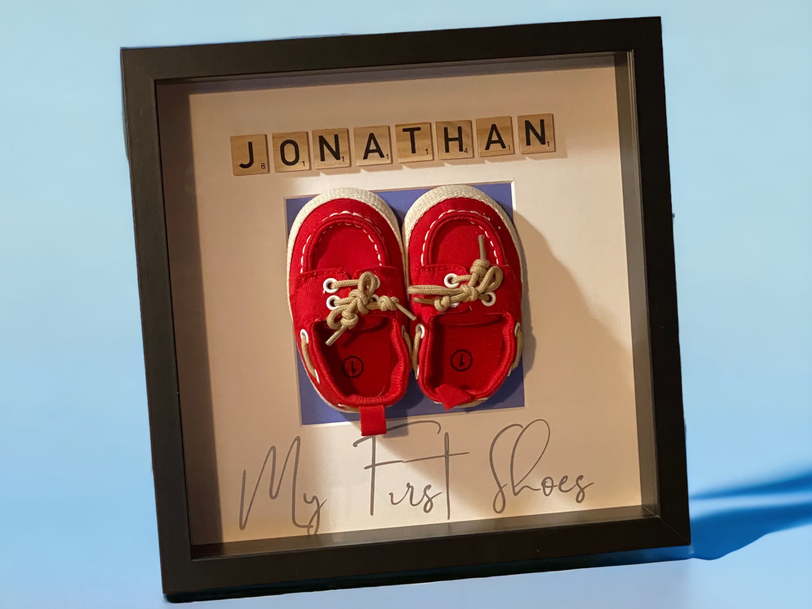 Baby Shoes Display Box, Nursery Decor, Memories, First Shoes, Milestone  Celebrations, keepsake