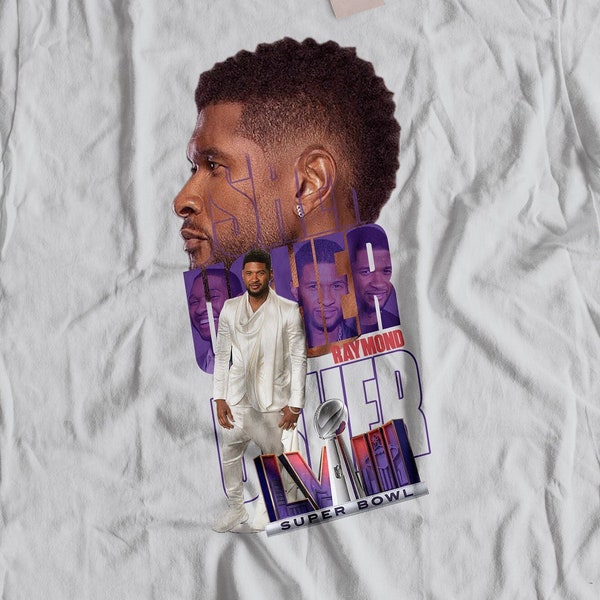 Usher SuperBowl Halftime Show 2024 Png Usher Singer PNG, Sublimation  LVIII SuperBowl PNG, Football Super Bowl Png, Football 2024 png