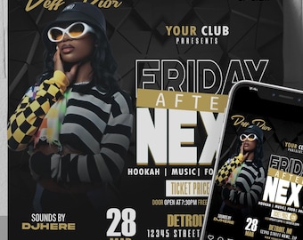 Friday After Next Flyer,Club Flyer, DIY Flyer Template Design, Event Flyer, Party Invitation Flyer, Stripper Party Flyer, Adult Party Flyer