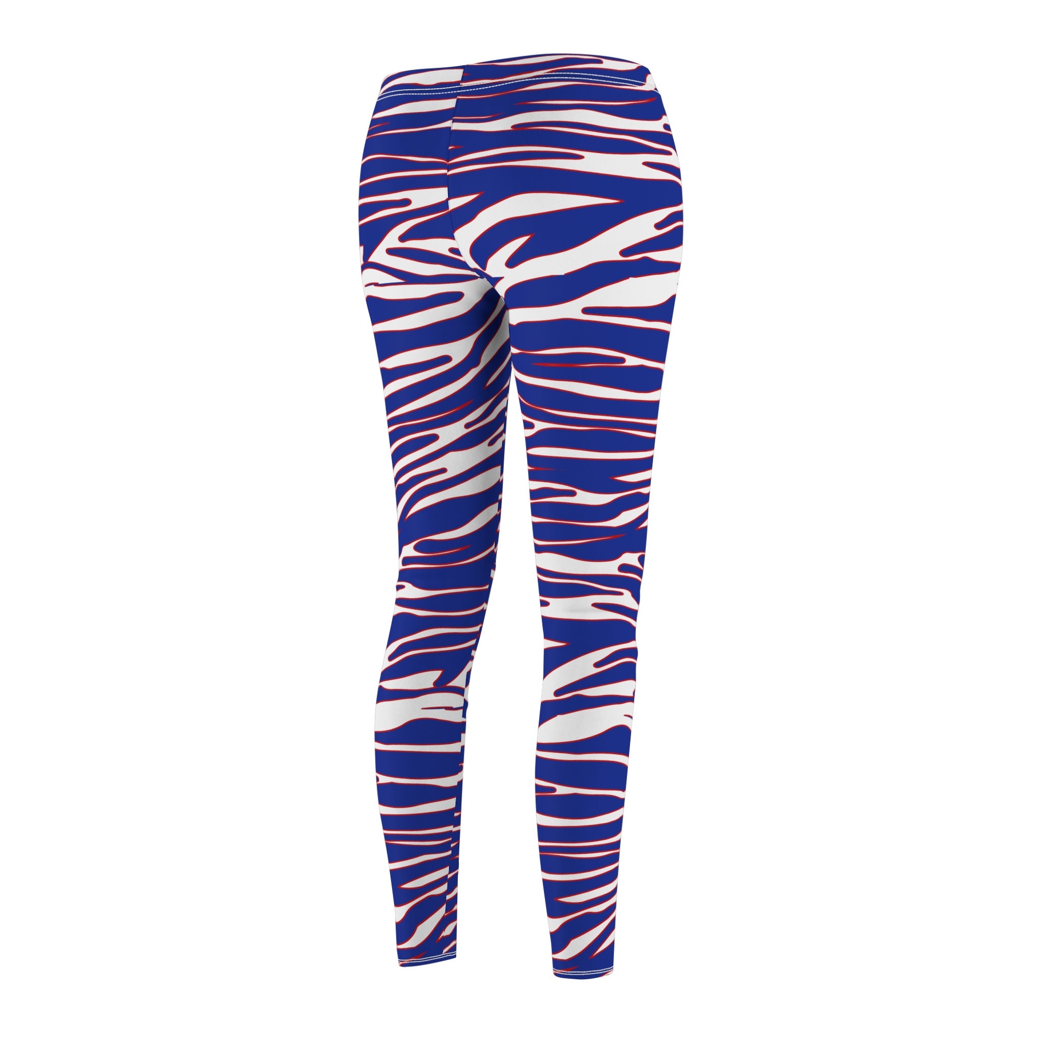 Buffalo Bills Zubaz-inspired Women's Casual Leggings Bills Zebra Pants ...