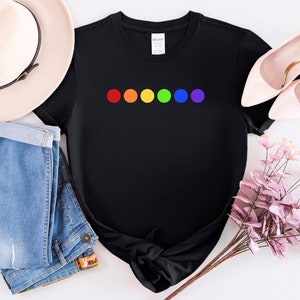 PRIDE T-Shirt - Pride Month, LGBTQ+, Human Rights, Gay Pride, Lesbian Pride, Pride Gift, Pride Celebration, LGBTQ, Dots, Love is Love, Ally