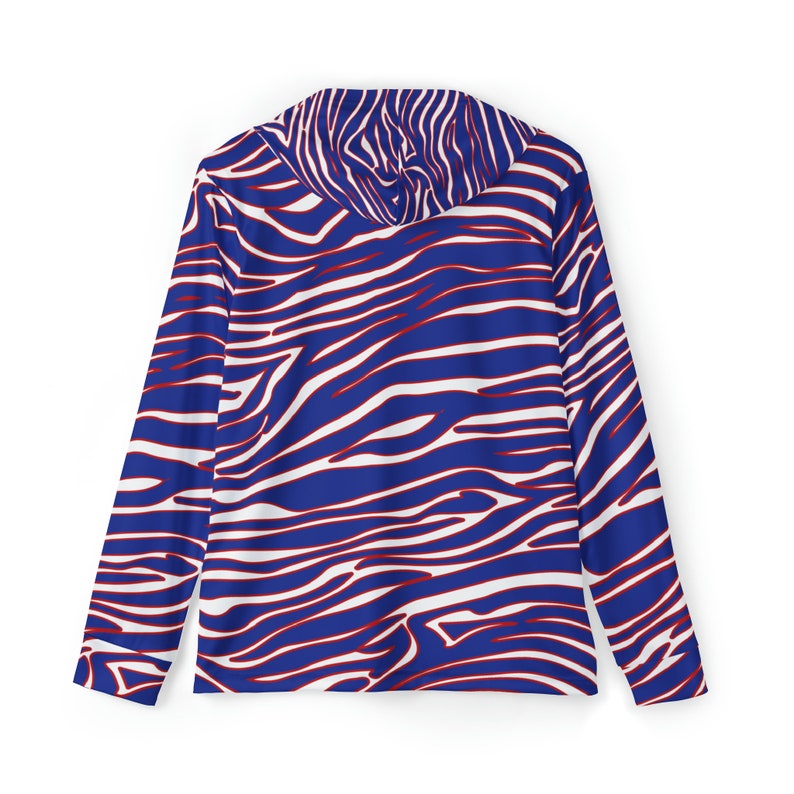 Buffalo Bills Zubazinspired Men's Sports Warm up Hoodie With UPF 50