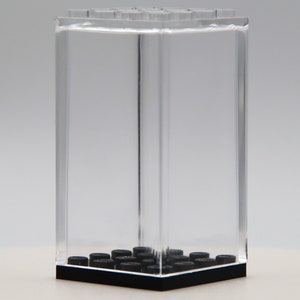 Acryl Vitrine passend für Lego® Minifiguren Display Case 4x4 mit oder ohne Platte Bild 5