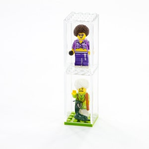 Acryl Vitrine passend für Lego® Minifiguren Display Case 4x4 mit oder ohne Platte Bild 7