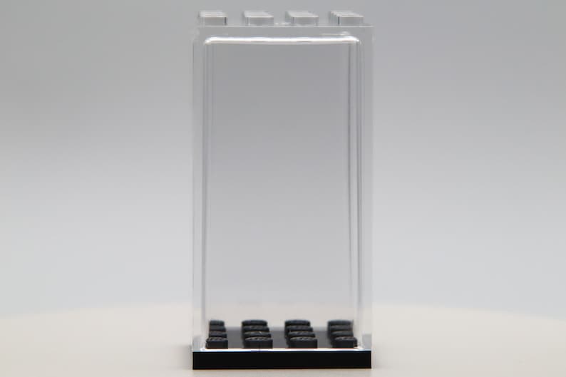 Acryl Vitrine passend für Lego® Minifiguren Display Case 4x4 mit oder ohne Platte Bild 4