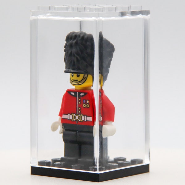 Acryl - Vitrine passend für Lego® Minifiguren - Display Case 4x4 mit oder ohne Platte