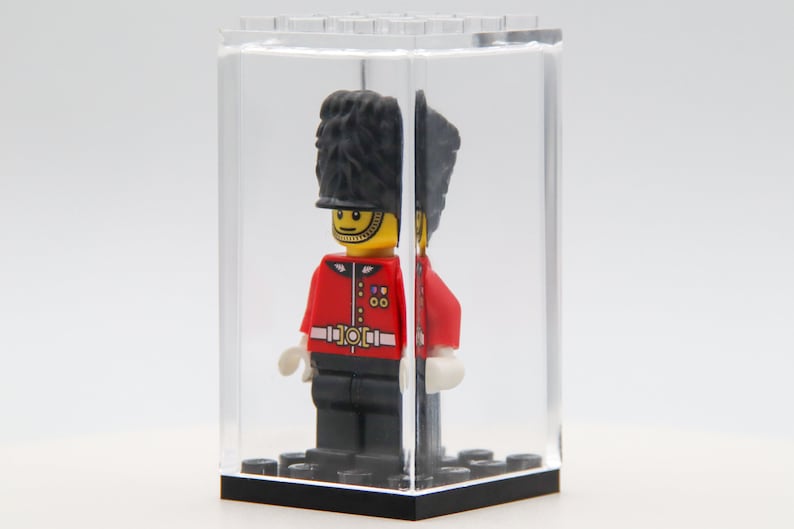 Acryl Vitrine passend für Lego® Minifiguren Display Case 4x4 mit oder ohne Platte Bild 1