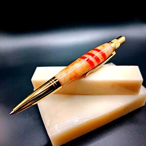 Caneta Solano Gold híbrida sob medida - Presentes artesanais personalizados para homens, casamentos e Natal
