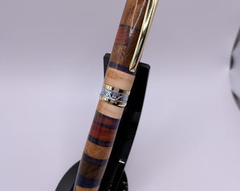 Pluma estilográfica Segmented Chairman: regalos personalizados hechos a mano para ella, hombres, bodas y Navidad.