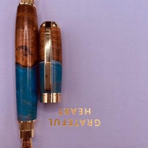 Hybrid Blue Unique Pen | Gorgeous Bespoke Pen | Unique Handmade Handcraft Pen | Gifts for her | Gifts for men | Christmas gift