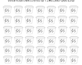 Save 250 dollars! Just say no to buying that cup of joe.