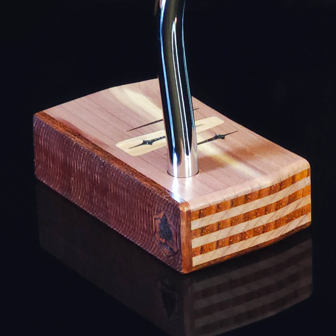 Pro Quality Beautiful Wood Putter, Perfect Face Balancing. Luxury