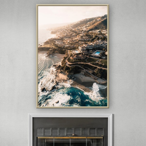 Montage Laguna Beach Canvas Print, Seascape Canvas Art, Scenery Canvas, Minimalist Canvas, Framed Canvas, Decorative Canvas, Gift For Her