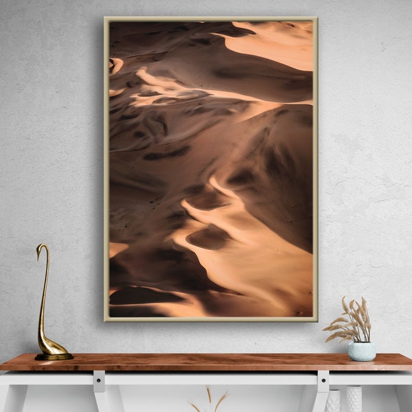 Decorative Desert Landscape Canvas Print, Desert Canvas Art, Scenery Canvas, Framed Canvas, Decorative Canvas, Gift For Her