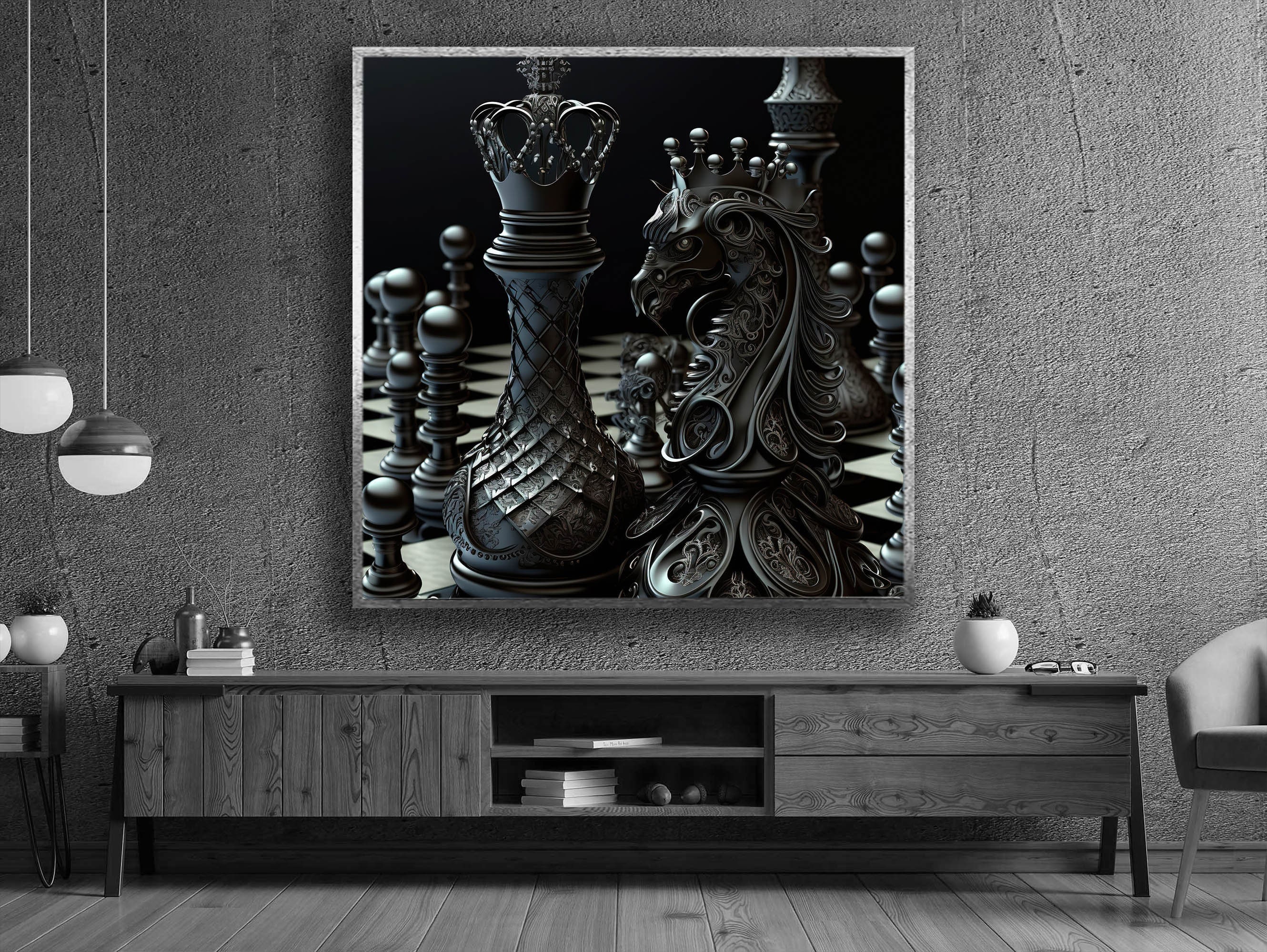 Famous Chess Opening Poster or Canvas Wall Art Chess Lover 