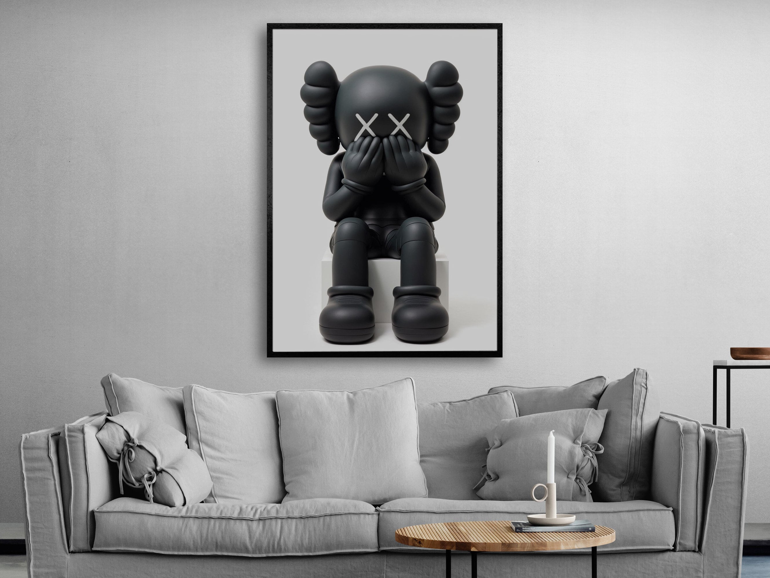 Walls Decor Prints - Creative Unique Canvas Art - KAWS Louis Vuitton