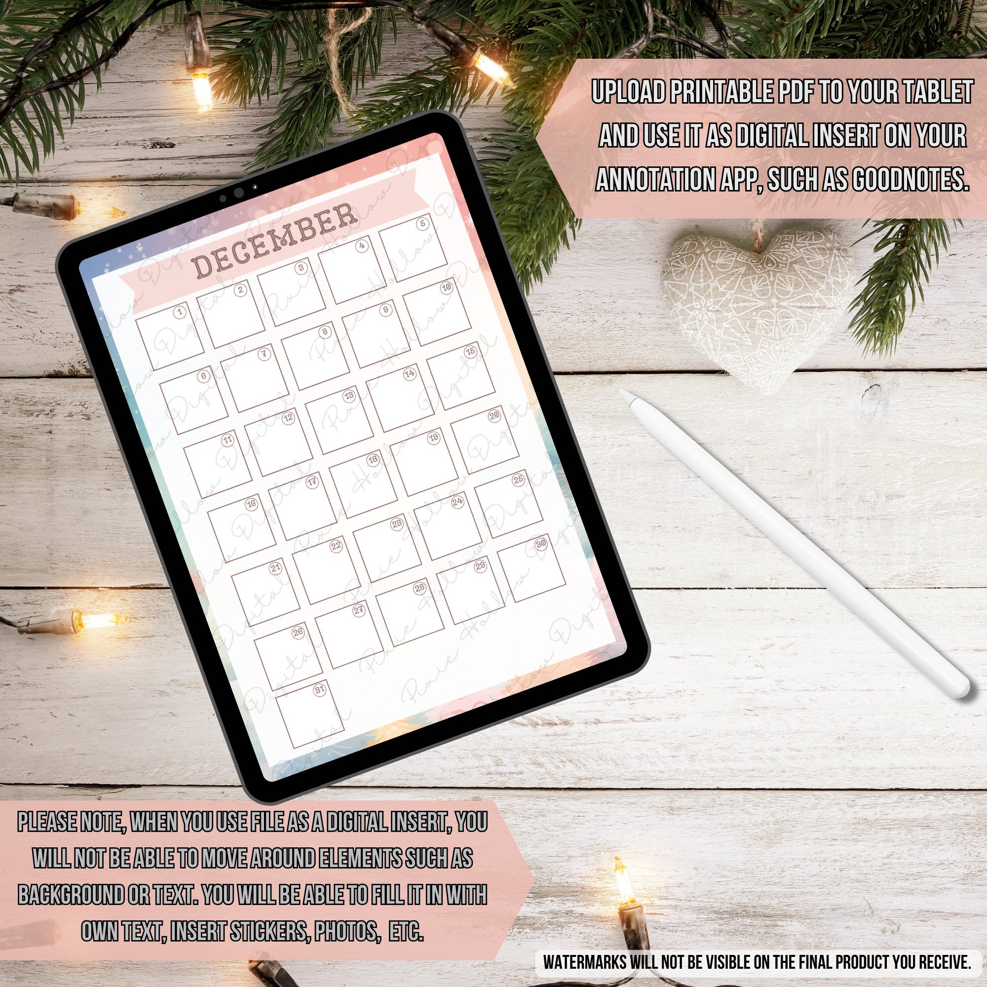 Christmas Planner Printable, Instant Download Printable Holiday to Do ...
