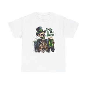 Irish To The Bone Tshirt | St. Patrick&#39;s T-shirt | Happy St Patrick&#39;s Day 2025 | I am Irish Unisex Tshirt | St Patrick&#39;s Parade Outfit shirt