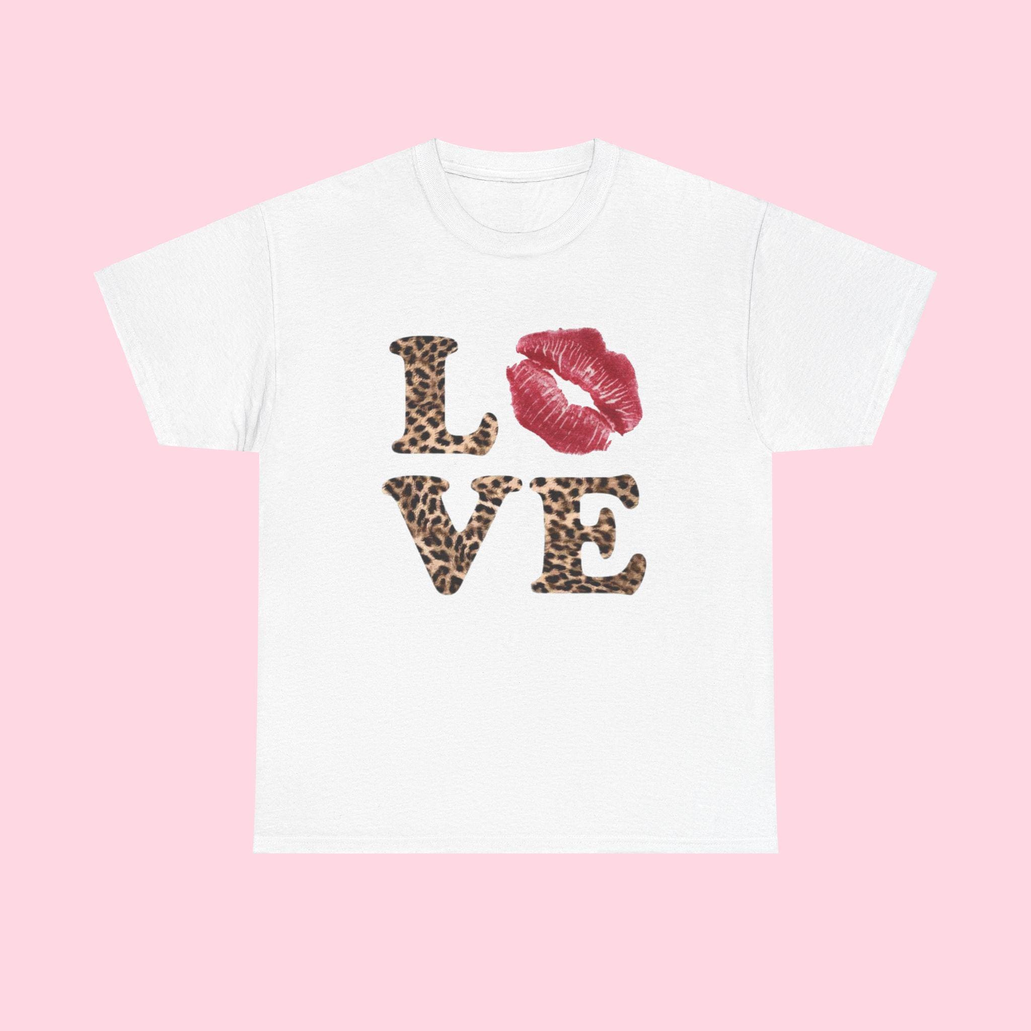 Love Leopard Print Adult Tshirt | Love Leopard Print Baby