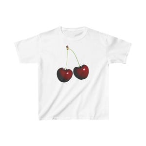 Cherry Baby Tee Fruit Graphic Shirt Cherry Graphic Tee, Cherry ...