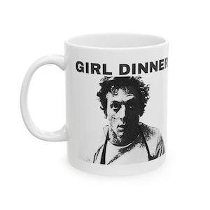Jeremy A White Girl Dinner Mug, The Bear TV Series &#39;&#39;Carmy&#39;&#39; Fan Gift, Jeremy Allen The Bear Fangirl Gift Mug, Yes Chef, Every Second Counts