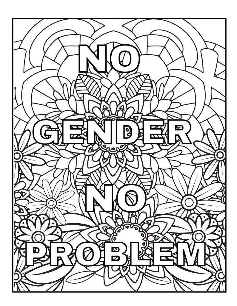 Color Therapy for LGBTQ Adults: Pride Month Coloring Pages - Etsy