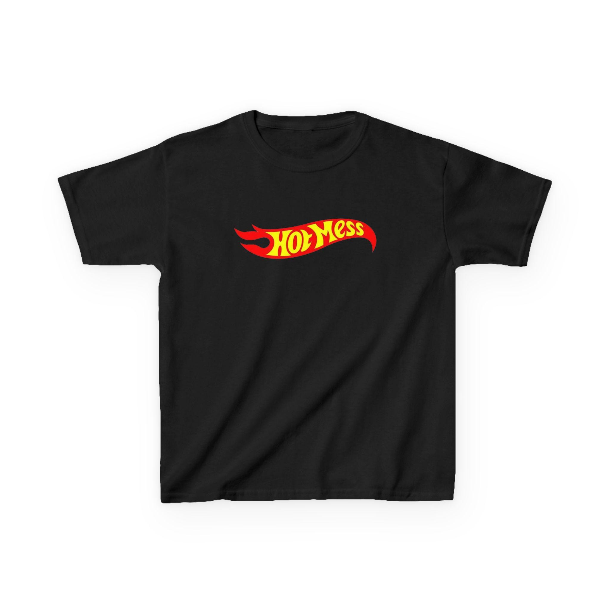 Hot Mess Baby Tee | Y2k Aesthetic Baby Tee | Women's Fitted Top | Cute Summer Crop Tops