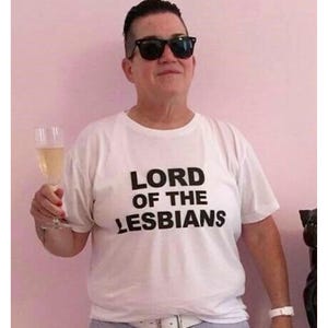 Lord of the Lesbians T-shirt | Pride Month T-shirt | Pride Parade Gay T-shirt, Lesbian Gay Pride Summer Tees, Gift for Lesbian Friend Tshirt