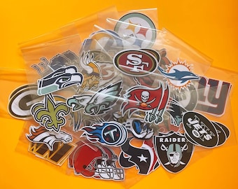 NFL Stickers, Sport Team pride, NFL Football merchandise, Waterproof Decal, Gift for him, Football sticker, Laptop stickers, Car Sport decal