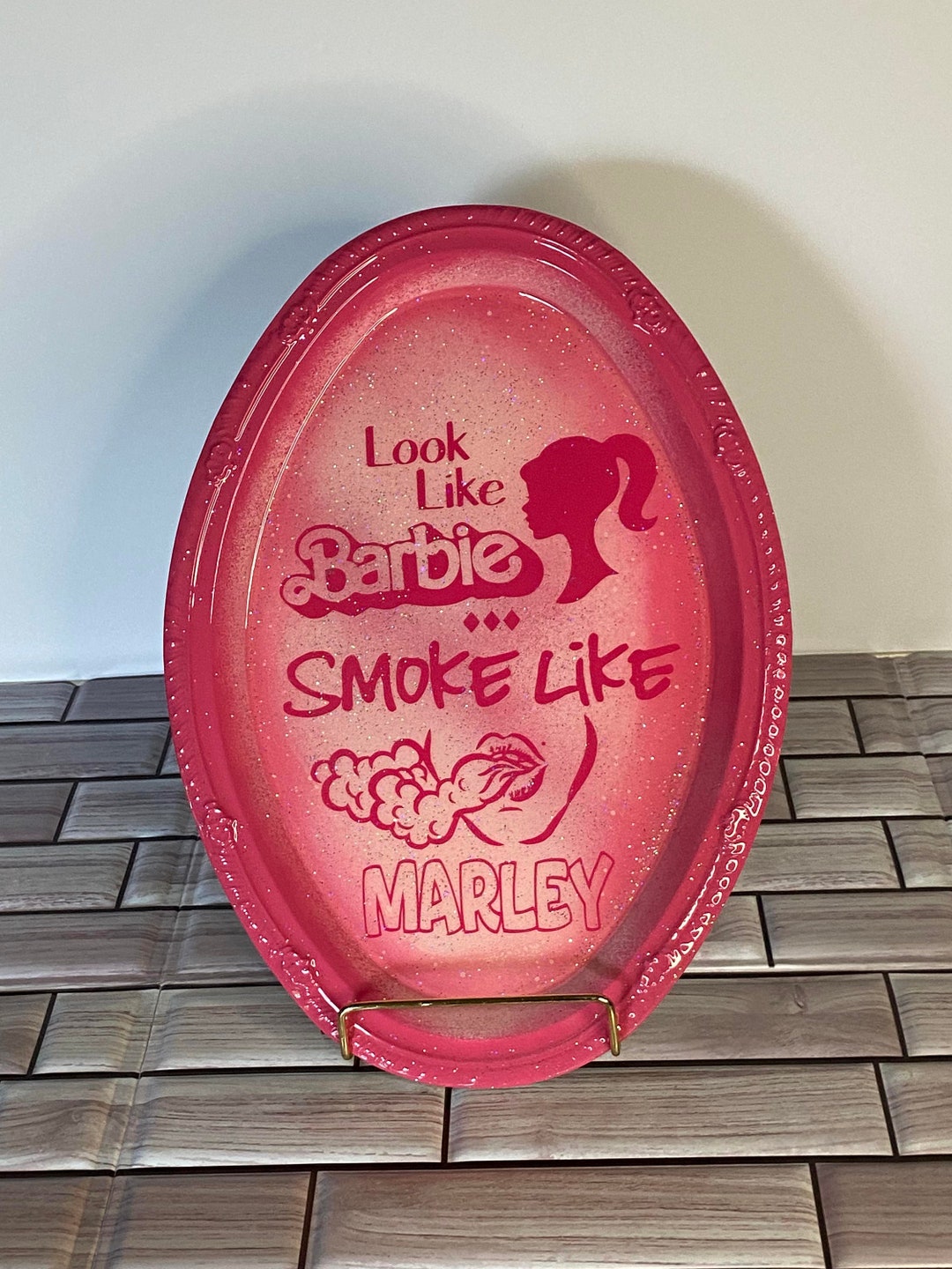 Look Like Barbie Smoke Like Marley Rolling Tray