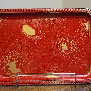 Acid wash effect rolling tray