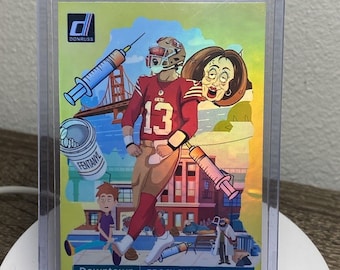 Brock Purdy custom downtown funny card