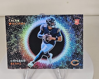 Caleb Williams constellation color blast custom card