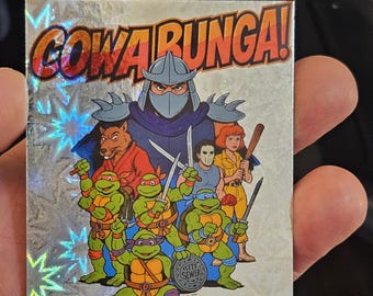 Teenage mutant ninja turtles custom kaboom style card