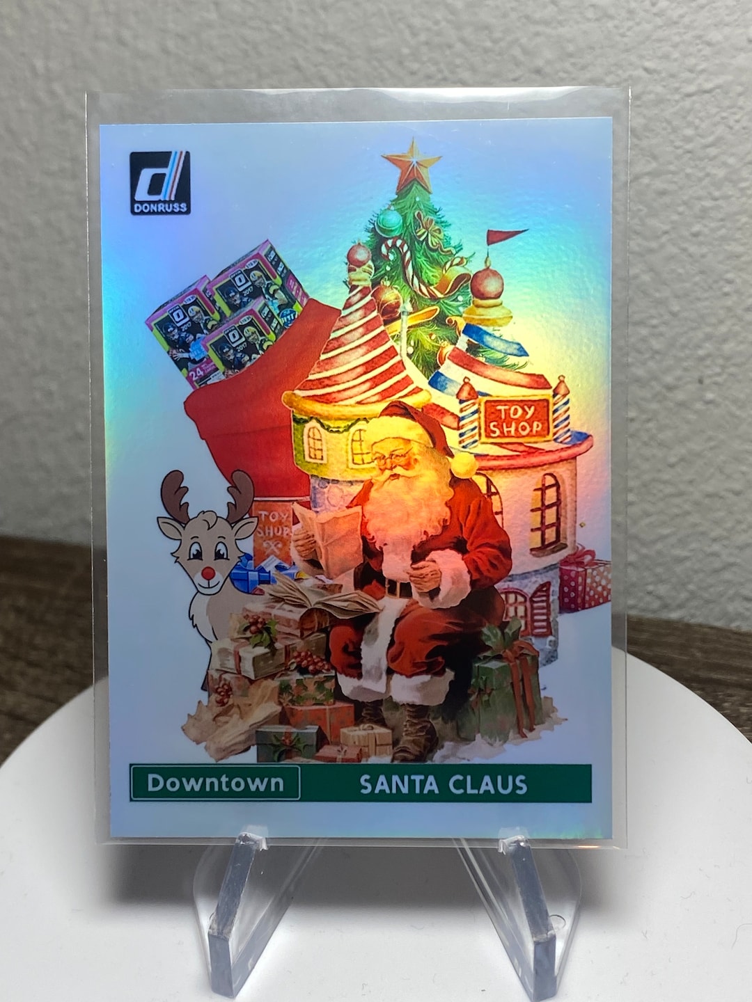 Santa Claus Custom Downtown Card Etsy