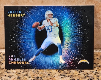 Justin Herbert custom cosmic color blast