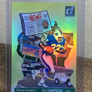 OJ Simpson custom downtown funny card
