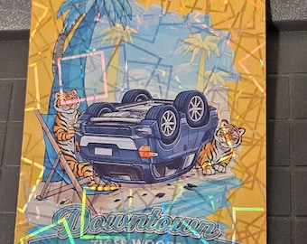 Tiger woods custom downtown card