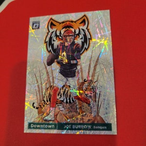 Joe burrow  custom downtown card