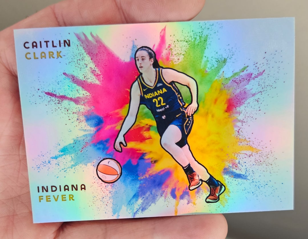 Caitlin Clark Custom Color Blast Card - Etsy